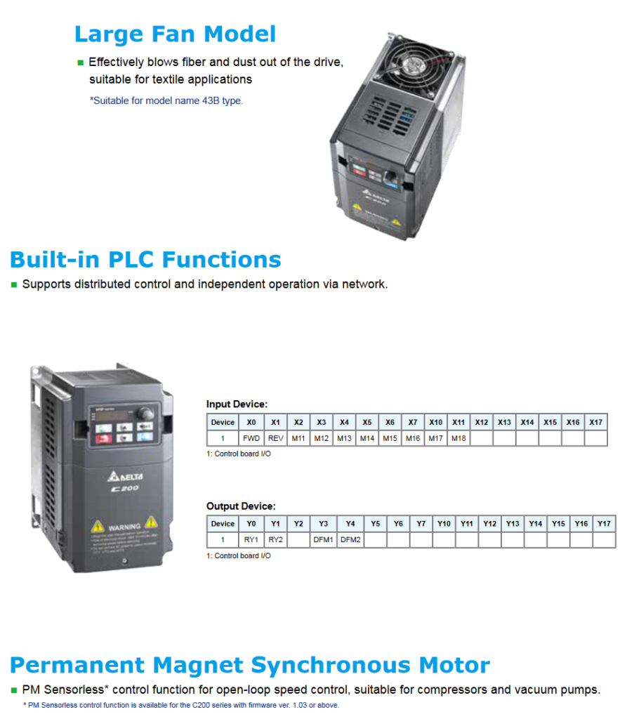 Delta C200 drive features 2 image