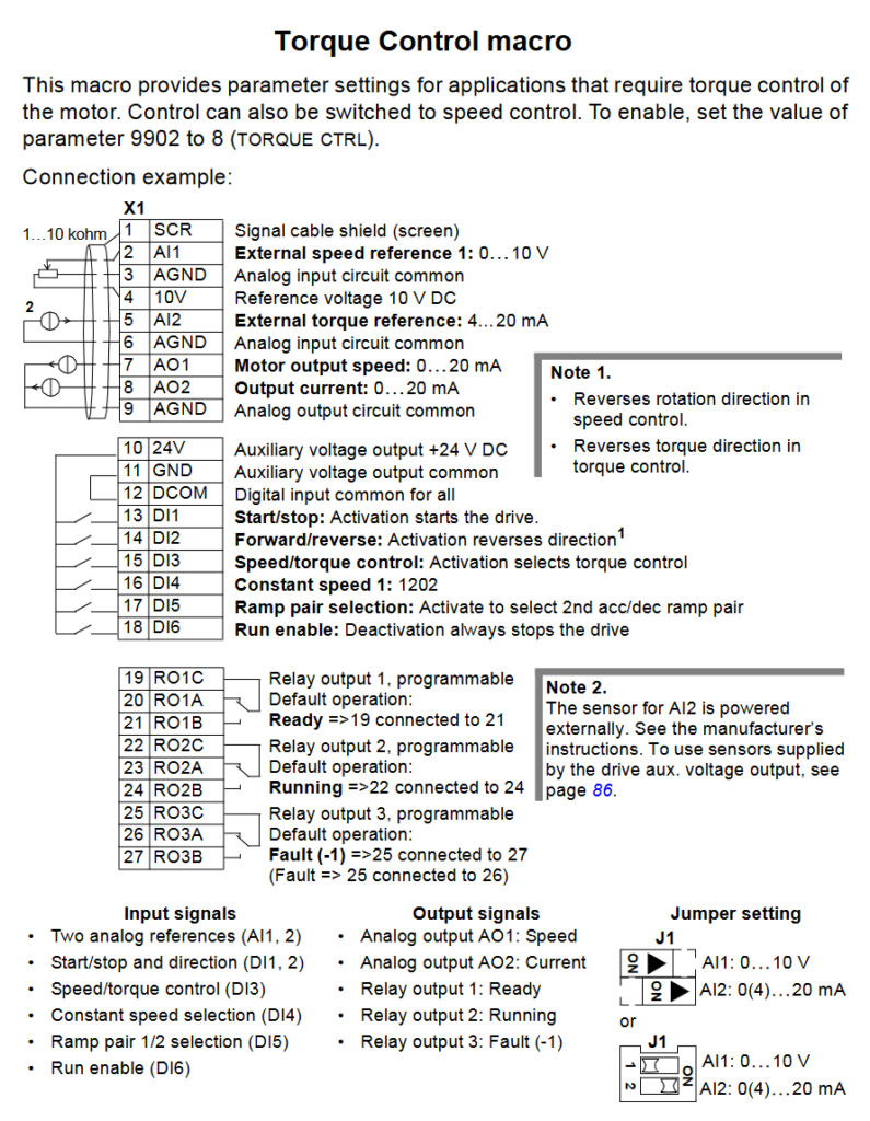 abb acs550 drive torque control macro image