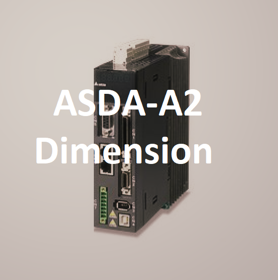 Delta ASDA-A2 Servo Drive Dimension Details - Click2Electro