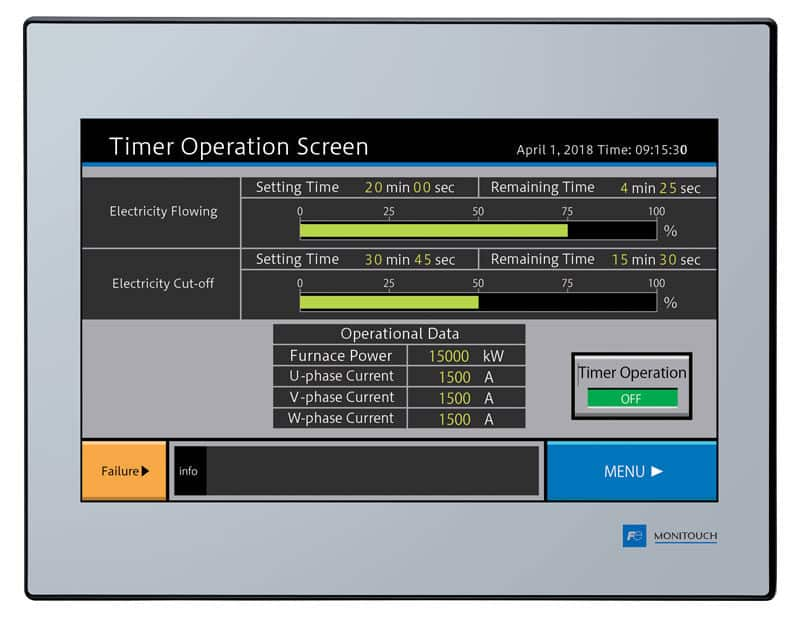 Fuji TS Series HMI image