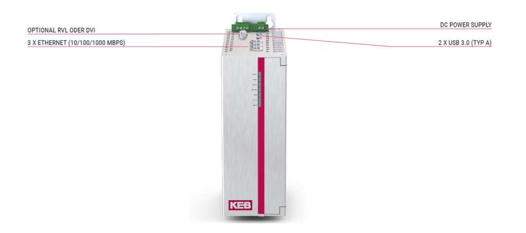 KEB C6 P33 industrial pc pinout image