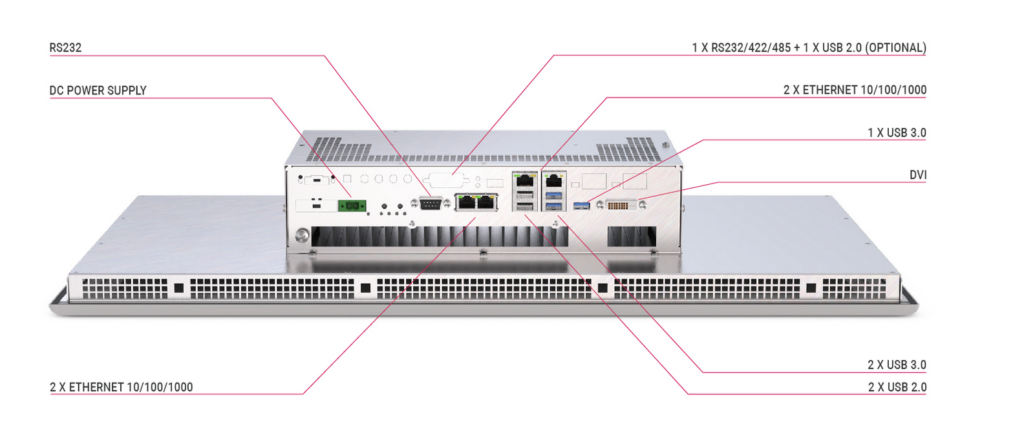 KEB c6 p34 industrial pc panel s0 port image