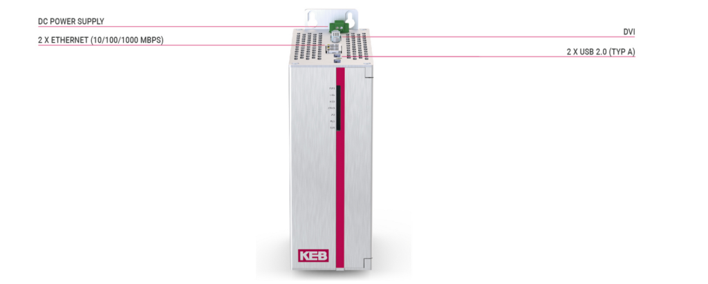 KEB control automation E22 book mount (closed) image