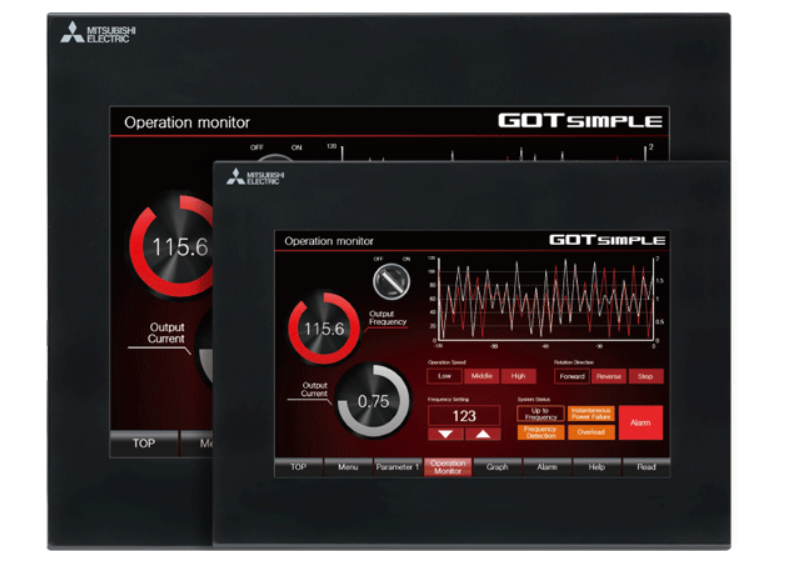 Mitsubishi GS21 Model - GOT Simple Series HMI image